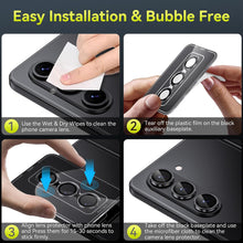 Load image into Gallery viewer, Samsung Galaxy Z Fold 5 5G Camera Lens Protector Case Cover Accessories Black - Redpepper Cases