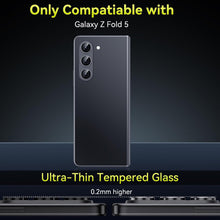 Load image into Gallery viewer, Samsung Galaxy Z Fold 5 5G Camera Lens Protector Case Cover Accessories Black - Redpepper Cases