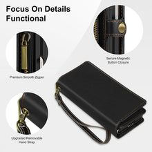 Load image into Gallery viewer, Samsung Galaxy Z Fold 5 Case Wallet Magnetic Closure 360 Full Shockproof Phone Cover - Redpepper Cases