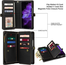 Load image into Gallery viewer, Samsung Galaxy Z Fold 5 Case Wallet Magnetic Closure 360 Full Shockproof Phone Cover - Redpepper Cases