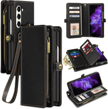 Load image into Gallery viewer, Samsung Galaxy Z Fold 5 Case Wallet Magnetic Closure 360 Full Shockproof Phone Cover - Redpepper Cases