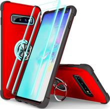 Load image into Gallery viewer, Samsung S10 Plus Cases 3D PET Screen Protector Non-Slip Hybrid Rugged Case - Redpepper Cases