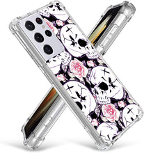 Load image into Gallery viewer, Samsung S21 Ultra 6.8&quot;,Gifun Hard PC+TPU Bumper Clear Protective Case - Redpepper Cases