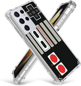 Samsung S21 Ultra 6.8",Gifun Hard PC+TPU Bumper Clear Protective Case - Redpepper Cases