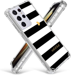 Samsung S21 Ultra 6.8",Gifun Hard PC+TPU Bumper Clear Protective Case - Redpepper Cases