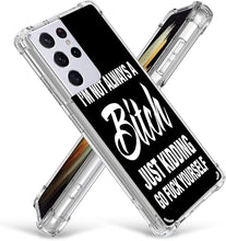 Load image into Gallery viewer, Samsung S21 Ultra 6.8&quot;,Gifun Hard PC+TPU Bumper Clear Protective Case - Redpepper Cases