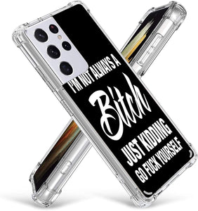 Samsung S21 Ultra 6.8",Gifun Hard PC+TPU Bumper Clear Protective Case - Redpepper Cases