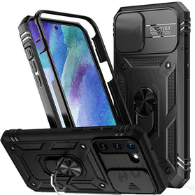 Samsung S22 Ultra Kickstand Camera Slide Lens Military Grade Rugged Case - Redpepper Cases
