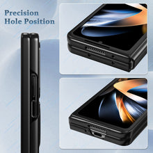 Load image into Gallery viewer, Samsung Z Fold 4 Case,Galaxy Z Fold 4 Case 5G Slim Kickstand Ring (Black) - Redpepper Cases