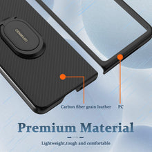 Load image into Gallery viewer, Samsung Z Fold 4 Case,Galaxy Z Fold 4 Case 5G Slim Kickstand Ring (Black) - Redpepper Cases