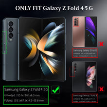Load image into Gallery viewer, Samsung Z Fold 4 Case,Galaxy Z Fold 4 Case 5G Slim Kickstand Ring (Black) - Redpepper Cases
