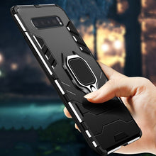 Load image into Gallery viewer, Shockproof Ring Case For Samsung Galaxy S10 Case Soft Silicone Metal Bracket Hard TPU Cover for Samsung S10 Plus Armor S10E Case - Redpepper Cases