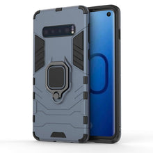 Load image into Gallery viewer, Shockproof Ring Case For Samsung Galaxy S10 Case Soft Silicone Metal Bracket Hard TPU Cover for Samsung S10 Plus Armor S10E Case - Redpepper Cases