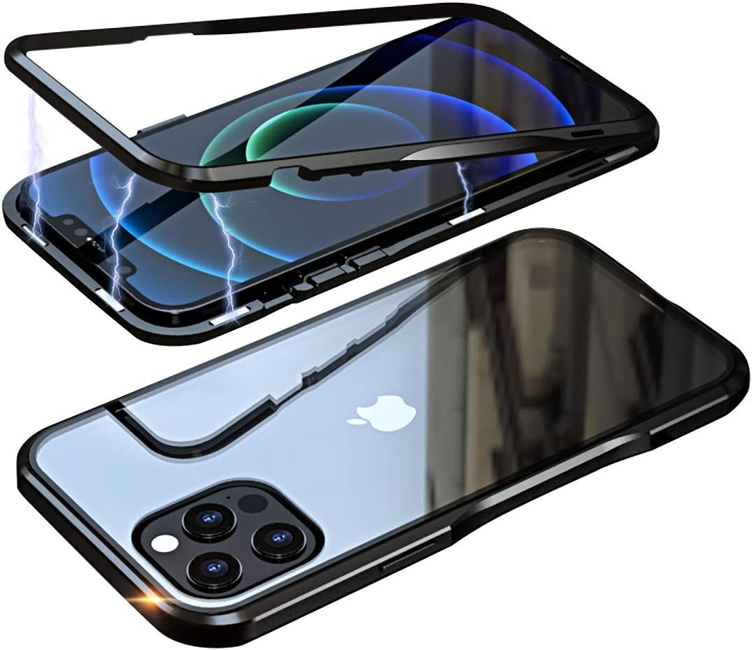 Singularity Products iPhone 12 Mini Case Magnetic Adsorption Case Black - Redpepper Cases