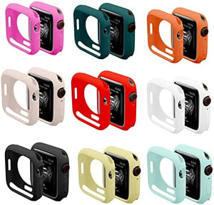 Smarmate 9-Pack Candy Color TPU Protective Bumper Case Compatible - Redpepper Cases