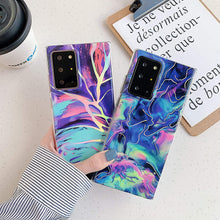 Load image into Gallery viewer, Sunswim Galaxy Note 20 Ultra Case 5G 6.9&quot;Marble Phone Case - Blue - Redpepper Cases