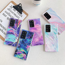 Load image into Gallery viewer, Sunswim Galaxy Note 20 Ultra Case 5G 6.9&quot;Marble Phone Case - Blue - Redpepper Cases