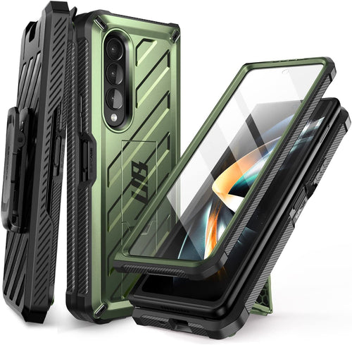 SUPCASE Unicorn Beetle Case for Galaxy Z Fold 4 5G Screen Protector Black - Redpepper Cases