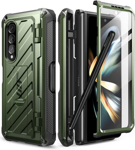 SUPCASE Unicorn Beetle Pro Case for Samsung Galaxy Z Fold 4 5G S Pen Slot Black - Redpepper Cases
