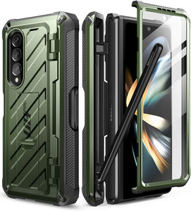 SUPCASE Unicorn Beetle Pro Case for Samsung Galaxy Z Fold 4 5G S Pen Slot Black - Redpepper Cases