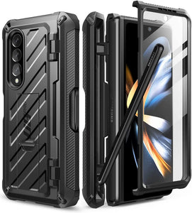 SUPCASE Unicorn Beetle Pro Case for Samsung Galaxy Z Fold 4 5G S Pen Slot Black - Redpepper Cases