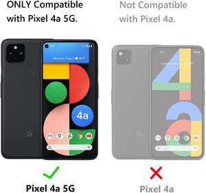 Teelevo Wallet Case for Google Pixel 4a 5G, Dual Layer Case - Purple - Redpepper Cases
