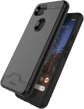 Teelevo Wallet Case Google Pixel 3a XL, Dual-Layer Case - Redpepper Cases