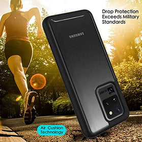 TGOOD Samsung Galaxy S20 Ultra Case, Galaxy S20 Ultra Case Heavy Duty Protection Full Body Shockproof Slim Fit Without Built-in Screen Protector Cover for Samsung Galaxy S20 Ultra 5G 6.9 inch-Black - Redpepper Cases