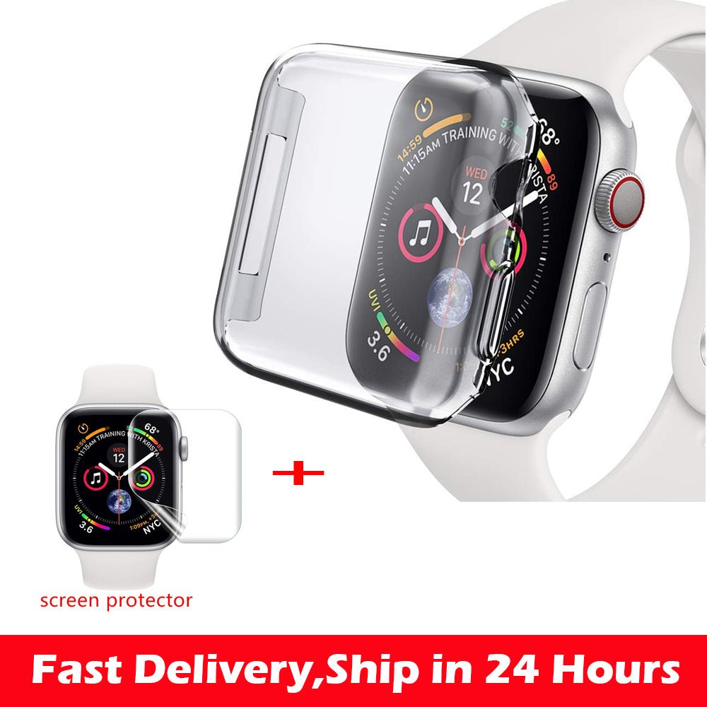 TPU Screen protector For apple watch fits 44mm - 40mm series - Redpepper Cases