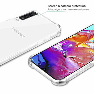 Transparent Crystal Silicone Case for Samsung A70 - Redpepper Cases