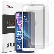 Load image into Gallery viewer, Trianium 3 Pack Glass Protector Compatible with iPhone 11 Screen Protector, iPhone XR Screen Protector Tempered Glass Film [6.1 Inch] HD Clarity 0.25mm with Installation Alignment Case Tray (3-Pack) - Redpepper Cases