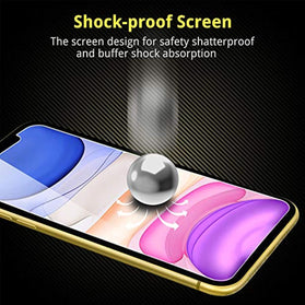 UNBREAKcable Screen Protector for iPhone 11/ iPhone XR [2 Pack], 2.5D Double Defense Premium Tempered Glass for iPhone 11/ XR 6.1" [Anti-Scratch, Anti-Fingerprint, Bubble Free and Case-Friendly] - Redpepper Cases