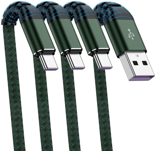 USB A to Type C Cable, Cabepow 6Ft Fast Charging 6 Feet USB Type C Cord - Redpepper Cases