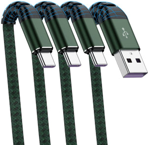 USB A to Type C Cable, Cabepow 6Ft Fast Charging 6 Feet USB Type C Cord - Redpepper Cases