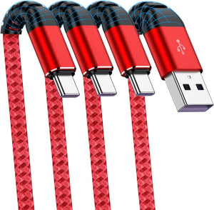USB A to Type C Cable, Cabepow 6Ft Fast Charging 6 Feet USB Type C Cord - Redpepper Cases