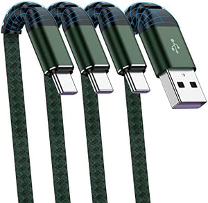 USB A to Type C Cable, Cabepow 6Ft Fast Charging 6 Feet USB Type C Cord - Redpepper Cases