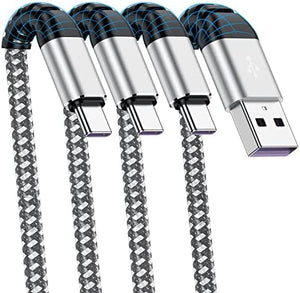 USB A to Type C Cable, Cabepow 6Ft Fast Charging 6 Feet USB Type C Cord - Redpepper Cases