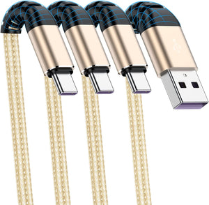 USB A to Type C Cable, Cabepow 6Ft Fast Charging 6 Feet USB Type C Cord - Redpepper Cases