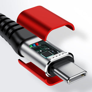 USB A to Type C Cable, Cabepow 6Ft Fast Charging 6 Feet USB Type C Cord - Redpepper Cases