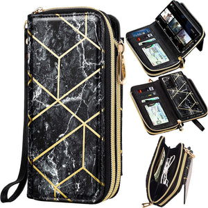 Wallet Purse Galaxy Note 20 Ultra PU Leather Card Holders and Back - Green - Redpepper Cases