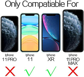 Wanski Screen Protector for iPhone xr/iPhone 11 (3 Packs) 0.33mm, iPhone Xr/iPhone 11 Tempered Glass Screen Protector with Advanced Clarity [3D Touch] 100% Touch Accurate - Redpepper Cases