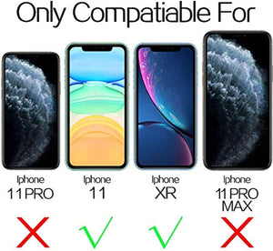 Wanski Screen Protector for iPhone xr/iPhone 11 (3 Packs) 0.33mm, iPhone Xr/iPhone 11 Tempered Glass Screen Protector with Advanced Clarity [3D Touch] 100% Touch Accurate - Redpepper Cases