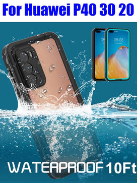 Waterproof Case For Huawei P40 P30 Pro P20 Lite - Redpepper Cases