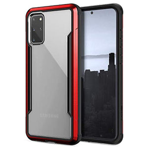 X-Doria Defense Shield Series, Samsung Galaxy S20+ Phone Case - Military Grade Drop Tested, Anodized Aluminum, TPU, and Polycarbonate Protective Case for Samsung Galaxy S20+, (Red) - Redpepper Cases