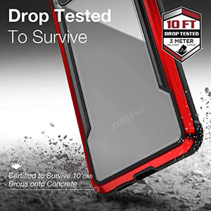 X-Doria Defense Shield Series, Samsung Galaxy S20+ Phone Case - Military Grade Drop Tested, Anodized Aluminum, TPU, and Polycarbonate Protective Case for Samsung Galaxy S20+, (Red) - Redpepper Cases