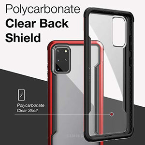 X-Doria Defense Shield Series, Samsung Galaxy S20+ Phone Case - Military Grade Drop Tested, Anodized Aluminum, TPU, and Polycarbonate Protective Case for Samsung Galaxy S20+, (Red) - Redpepper Cases